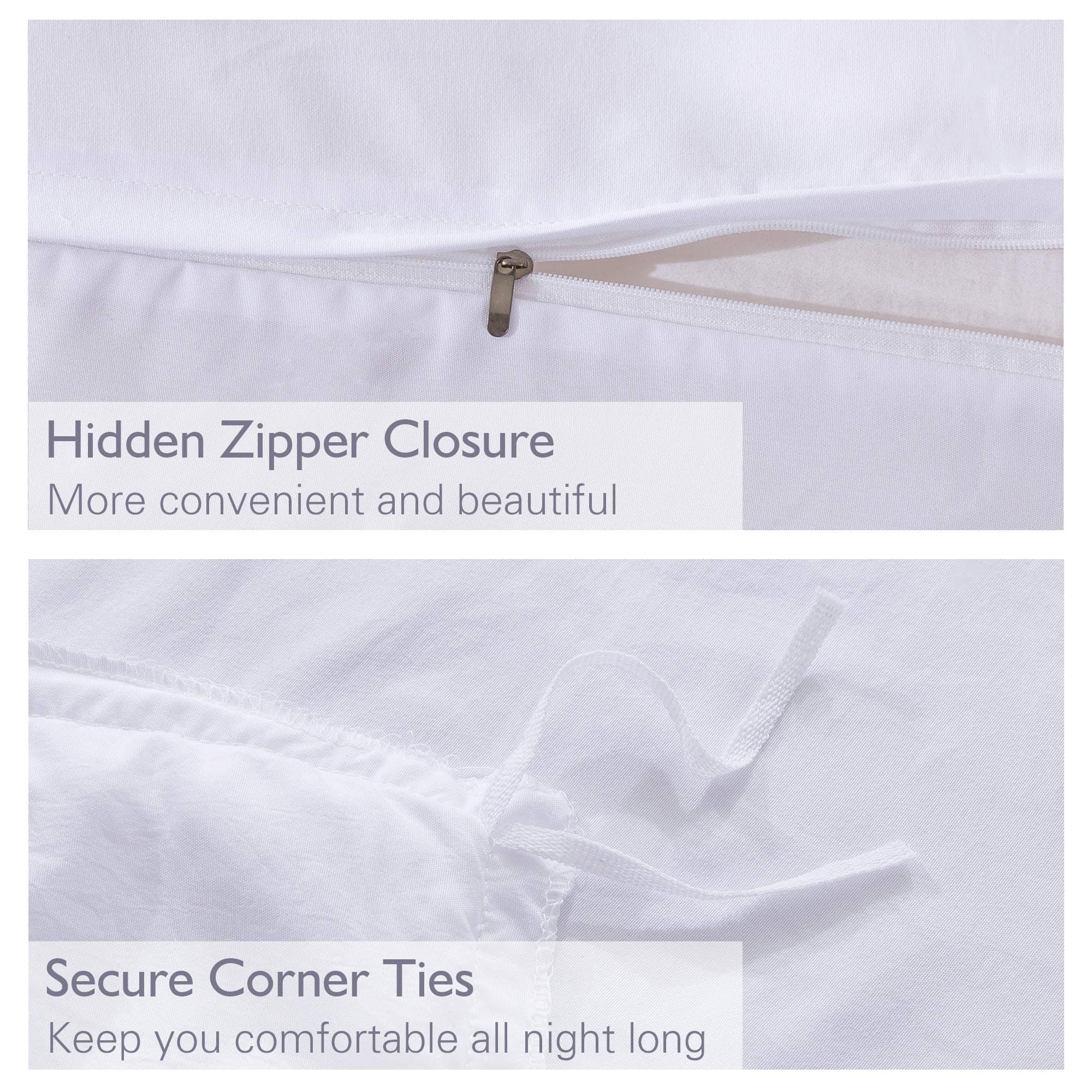 Andency Juego de Funda de Edredón con Flecos de Pom Pom - Imagen 6