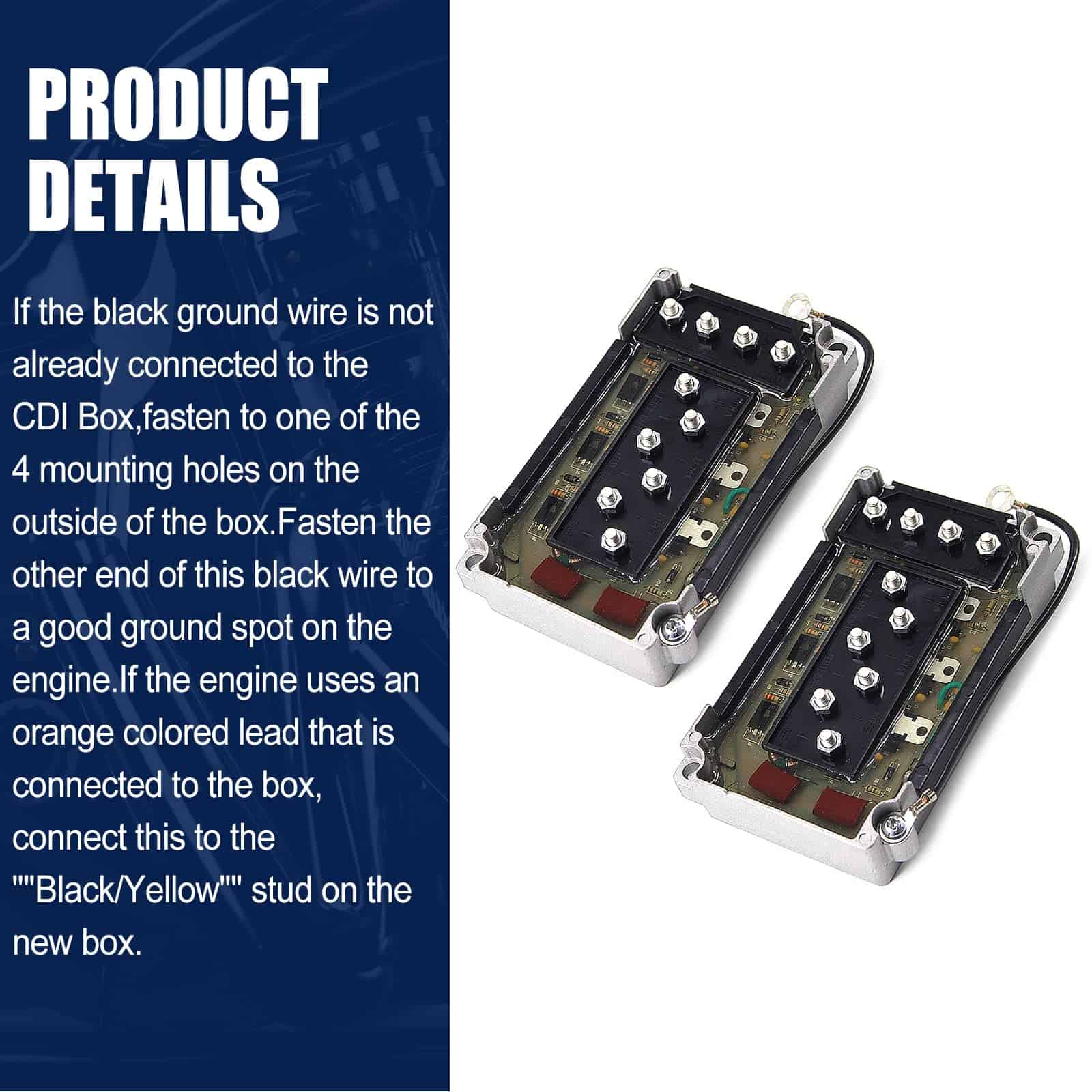 2pcs Módulo CDI Caja de Interruptores de Repuesto para - Imagen 7