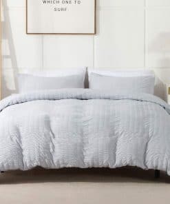 Juego de Funda Nórdica AveLom Gris Claro Cal King (104 x 98