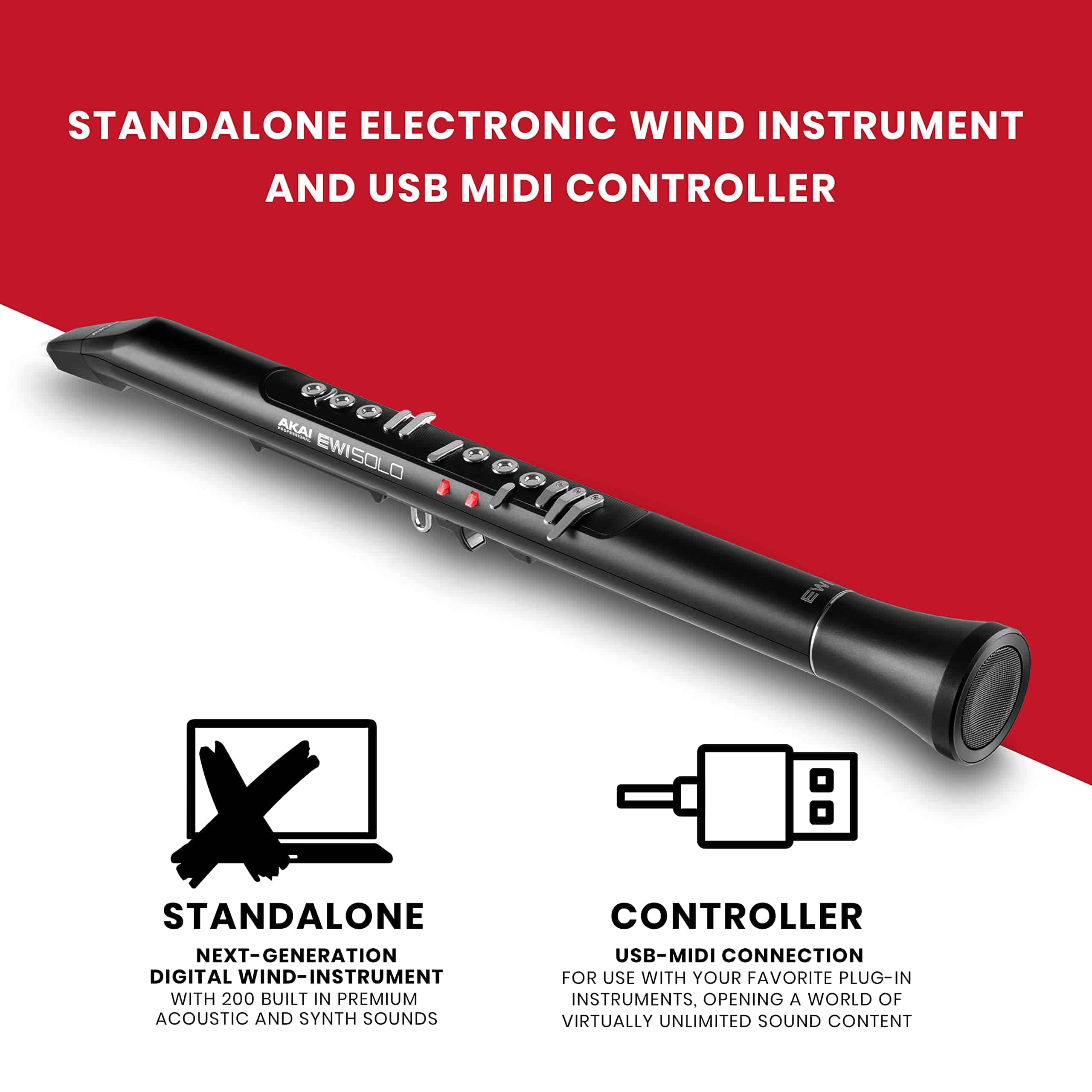 AKAI Professional EWI Solo - Instrumento de Viento - Imagen 3