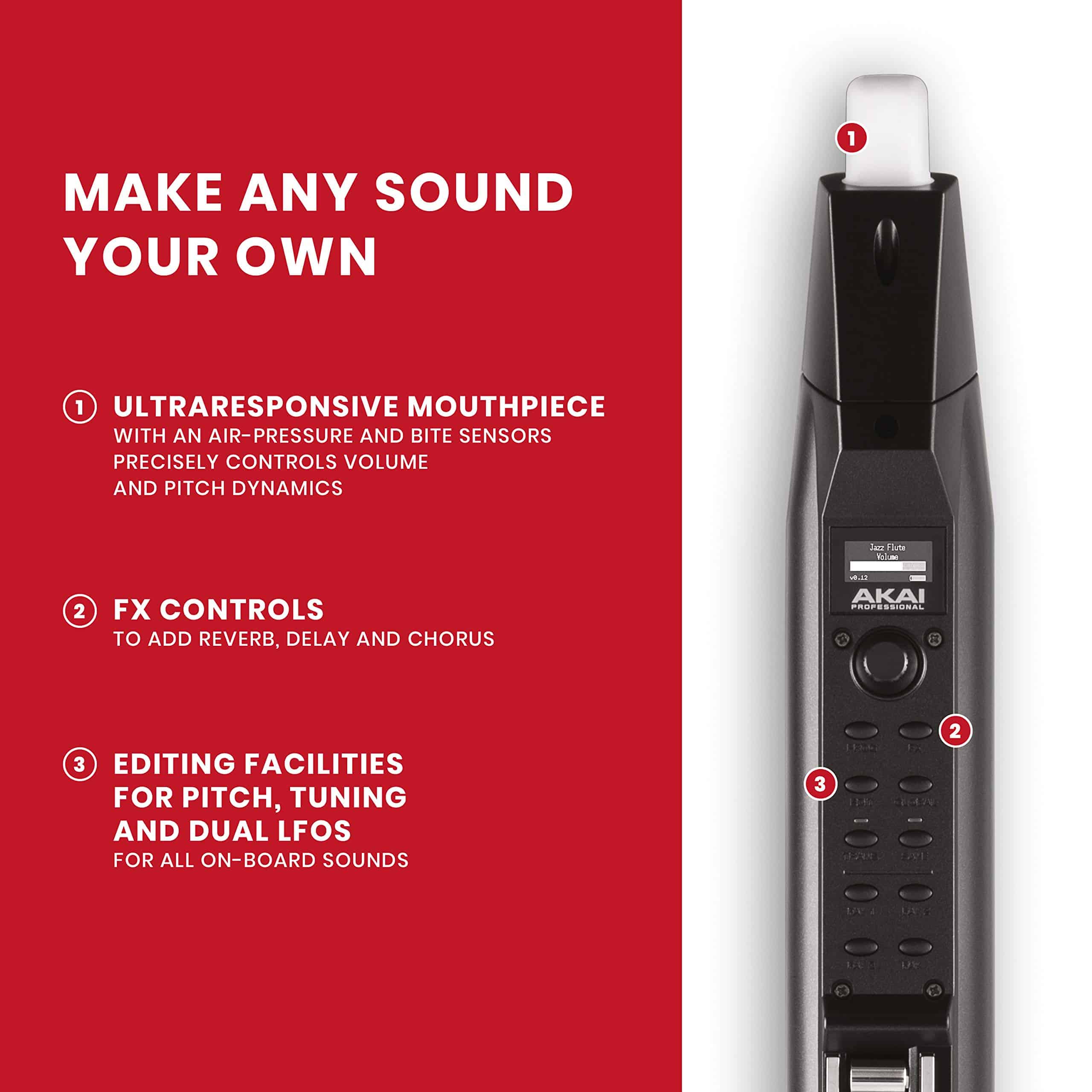 AKAI Professional EWI Solo - Instrumento de Viento - Imagen 6
