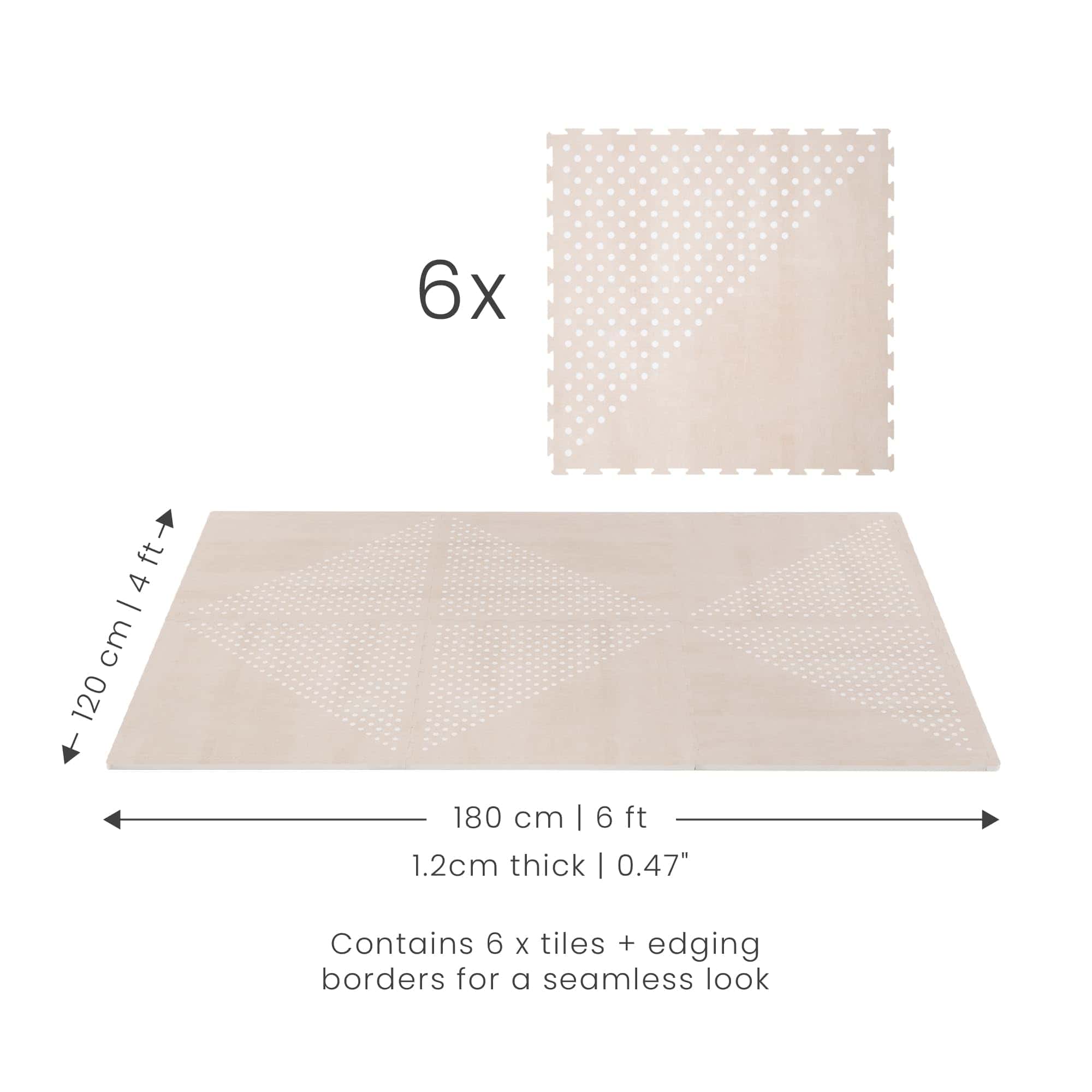 Tapete de Juego Toddlekind - Tapete de Espuma -Arcilla - Imagen 4