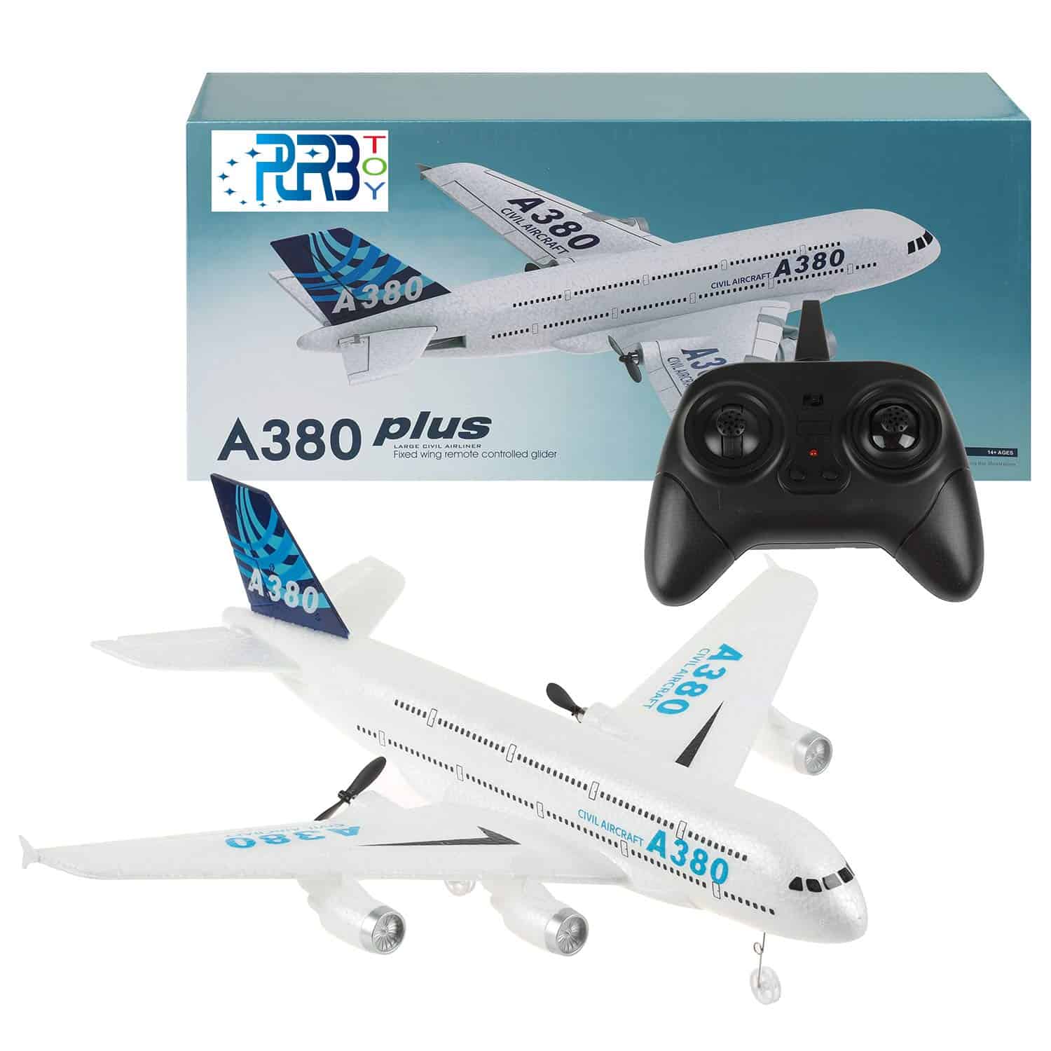 PLRB TOYS Avión RC Avión de Radiocontrol, Avión RC 2.4Ghz - Imagen 7