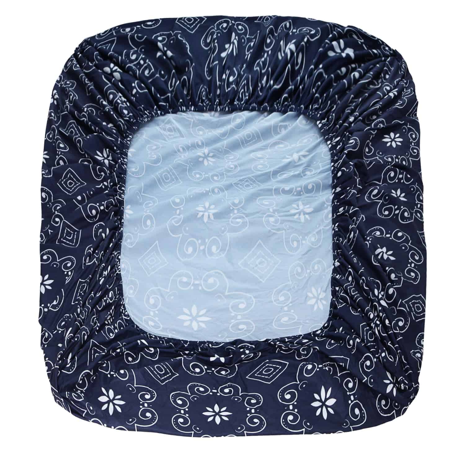 Juego de sábanas de franela de -Azul Marino - Imagen 8