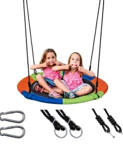 Sunnyglade 40 Pulgadas Columpio Saucer para Niños 600D Tela