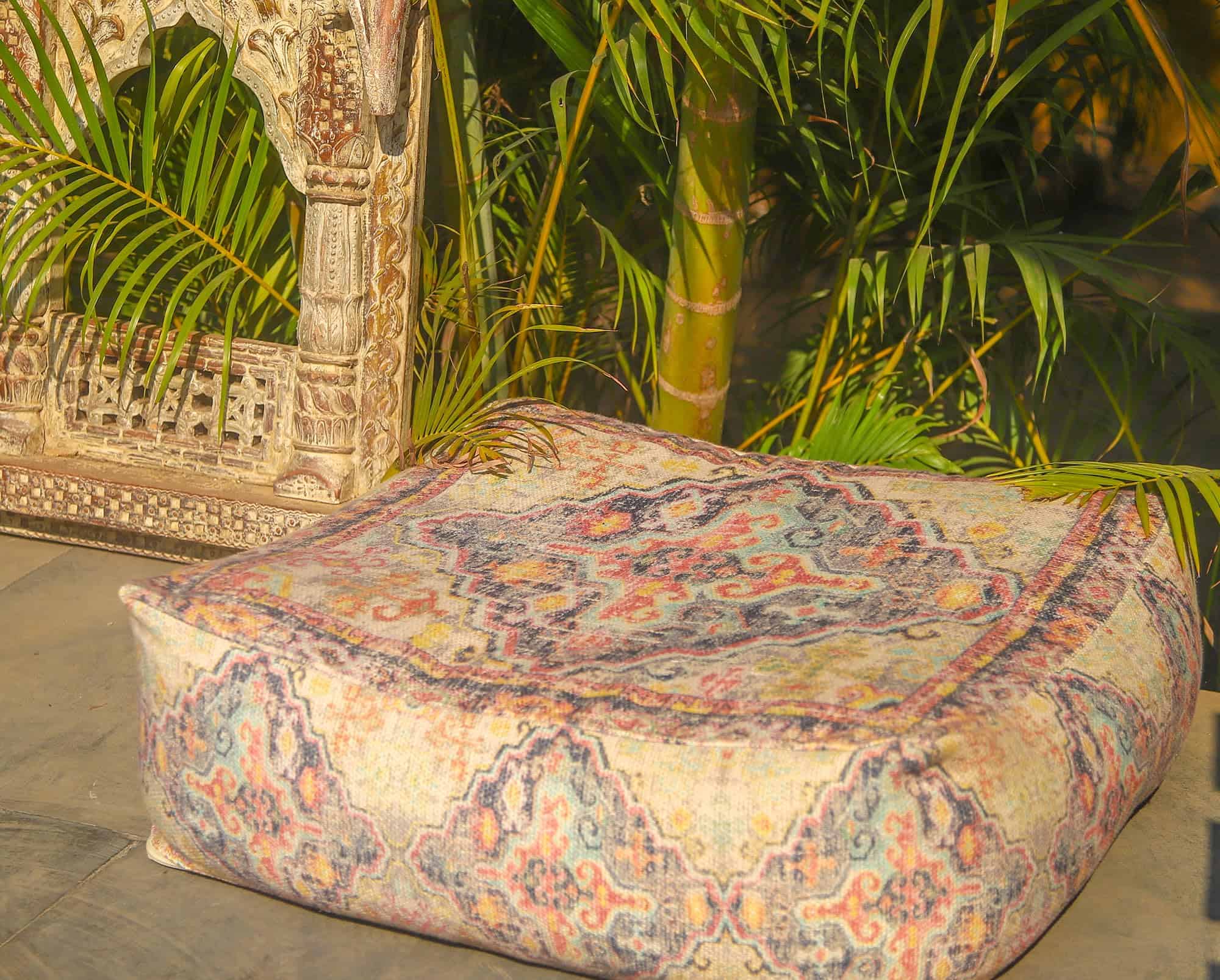 Funda de cojín para suelo exterior bohemio de Mandala Life - Imagen 6