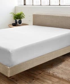 Sábana Ajustable de Satén 100% Algodón Orgánico Bare Home -