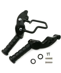 Reposapiés trasero plegable para pasajero de motocicleta