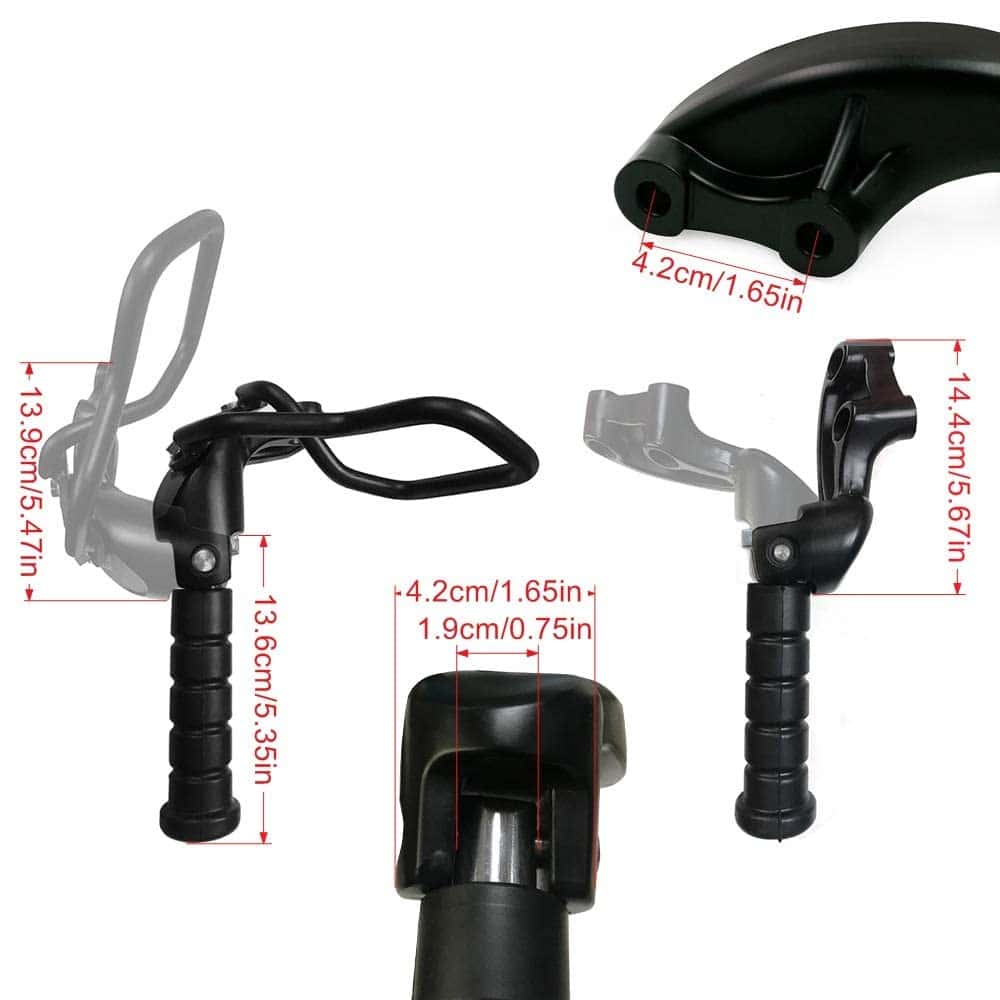 Reposapiés trasero plegable para pasajero de motocicleta - Imagen 7