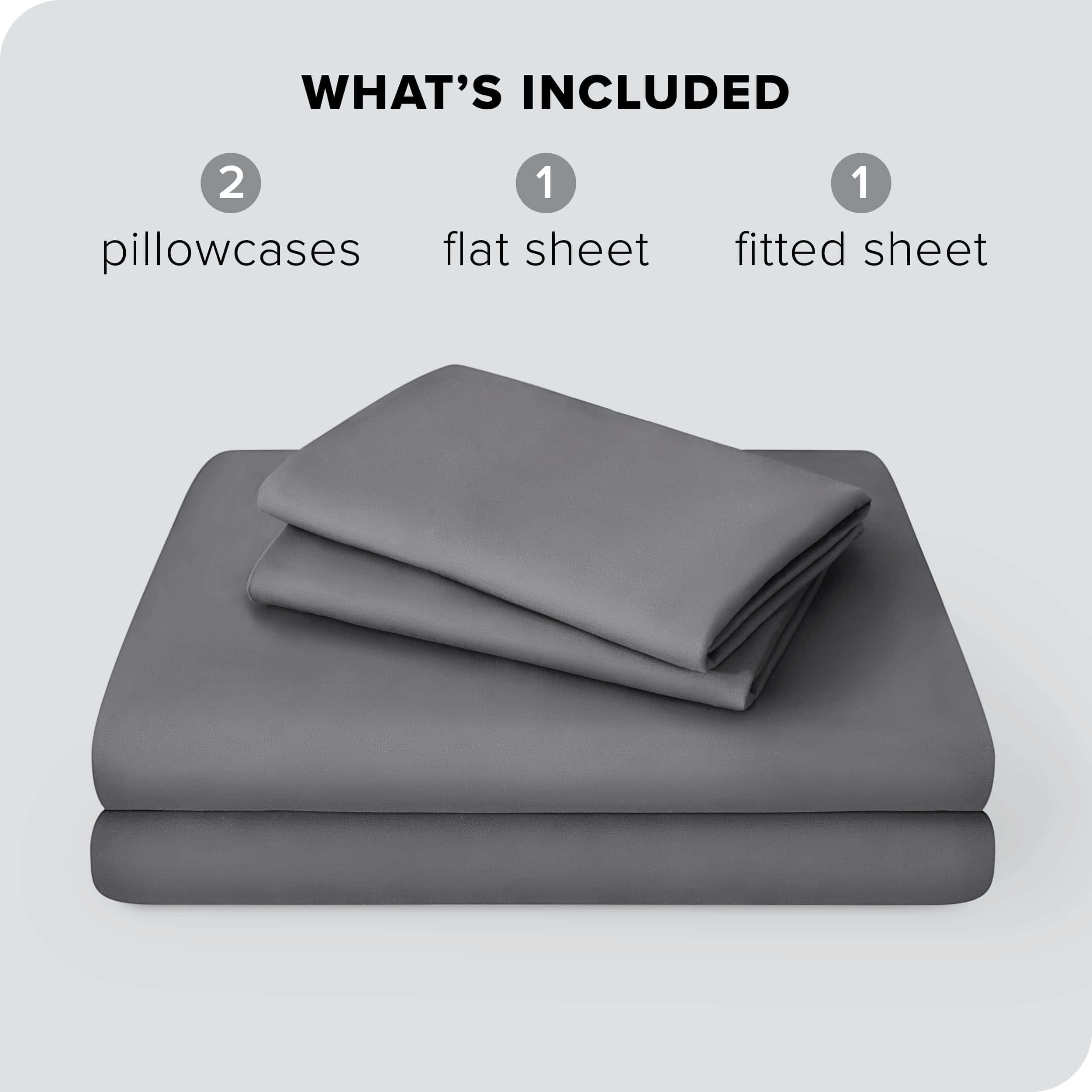 Juego de sábanas extra largas Ivy Union - Sábanas -Gris - Imagen 7