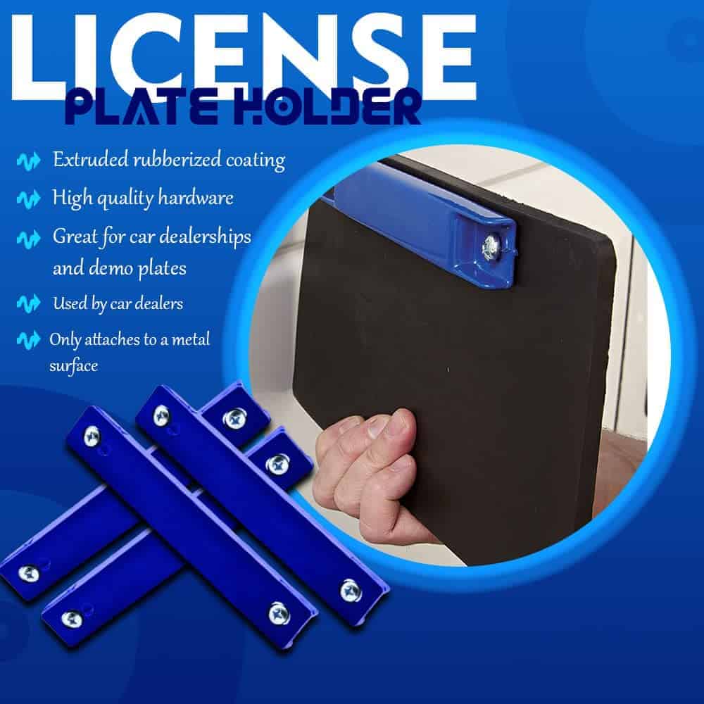 Soporte de placa de matrícula magnética de goma moldeada - Imagen 7
