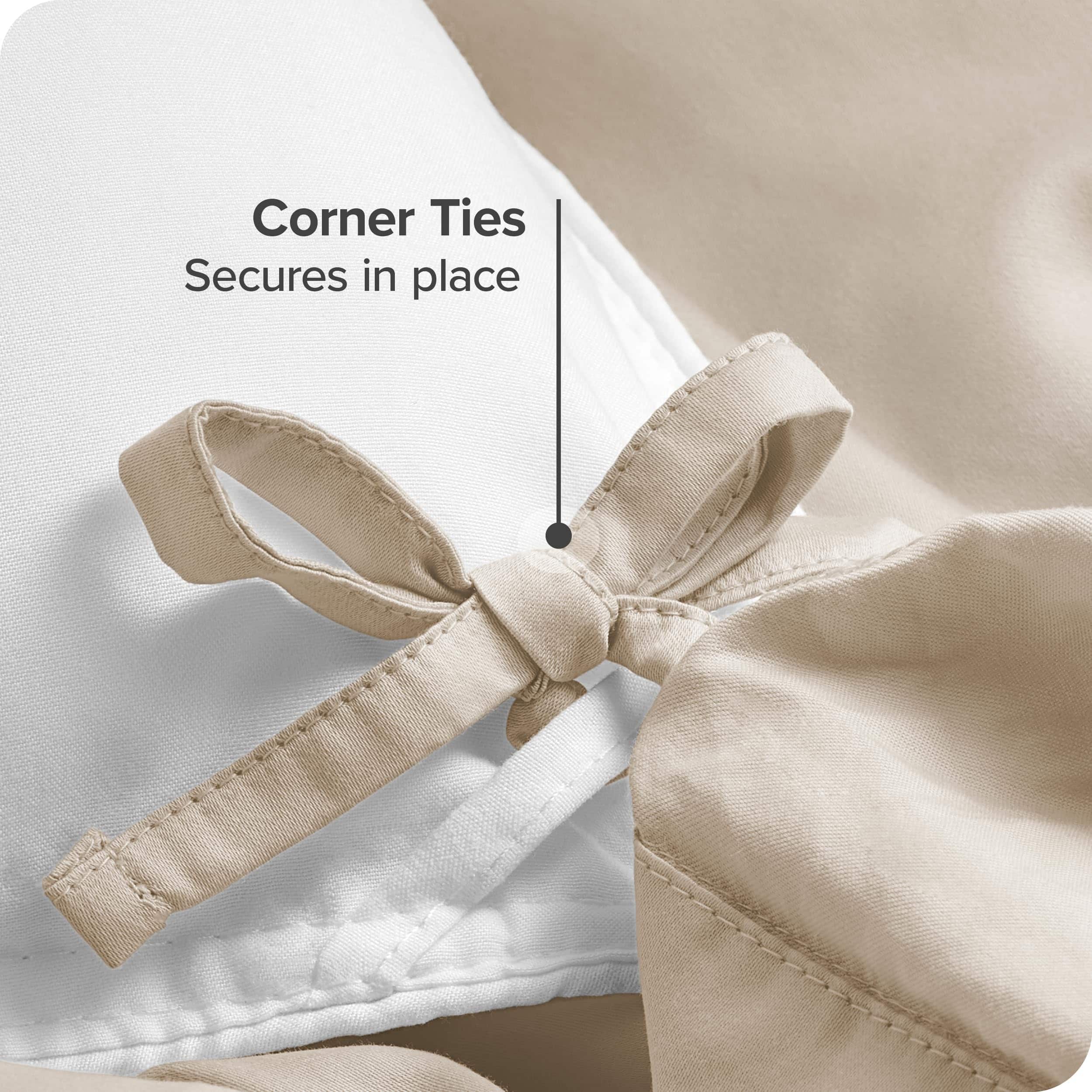 Juego de Funda de Edredón Twin/Twin Extra Long 100% Algodón - Imagen 6