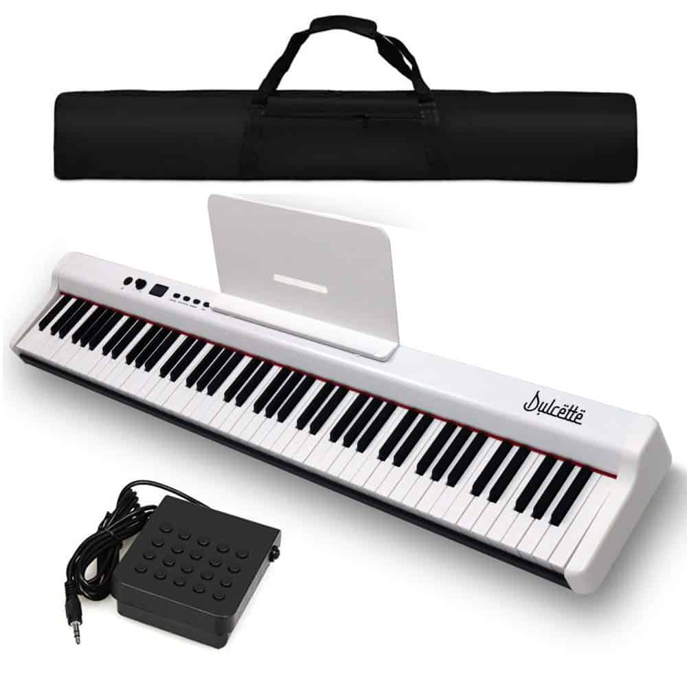 Teclado Piano Portátil Dulcette DX-10 de 88 Teclas |