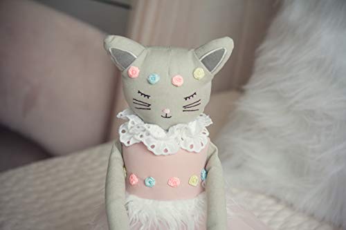Inspired by Jewel Poppy The Cat - Muñeca de Peluche Hecha a - Imagen 4