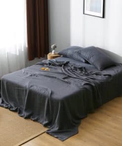 Juego de sábanas 100% de lino francés orgánico S VICTORY