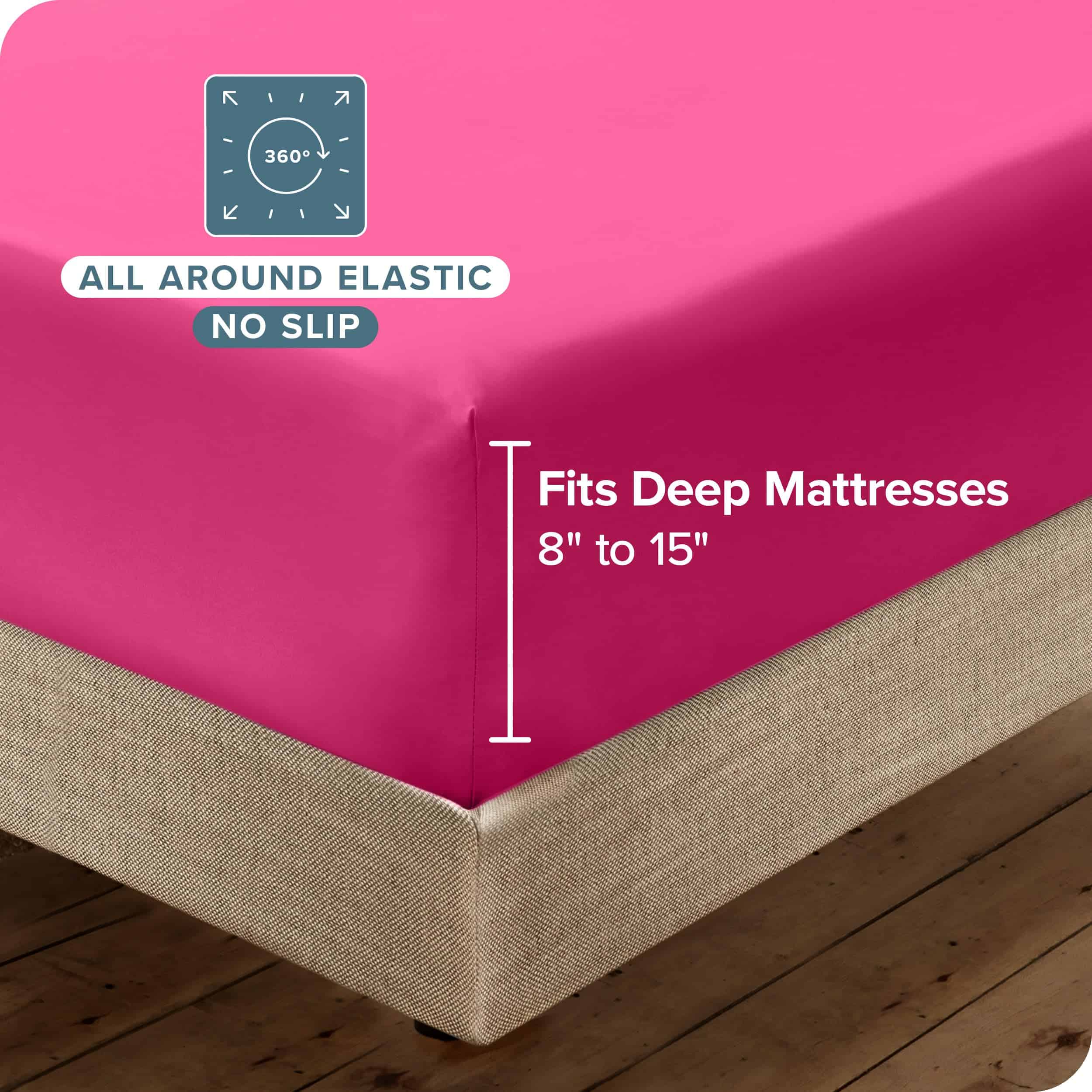 Juego de Sábanas para Cama Twin XL Bare Home - Sábanas de - Imagen 7