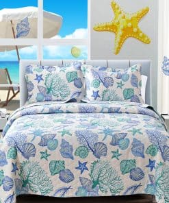 Juego de Edredón Reversible Tamaño King de CHESITY, 3