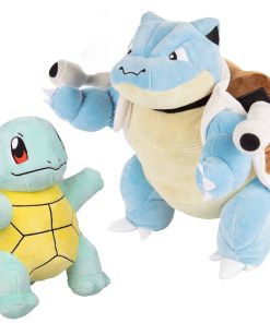 Pokémon 8" Squirtle y 12" Blastoise Peluche de Peluche -