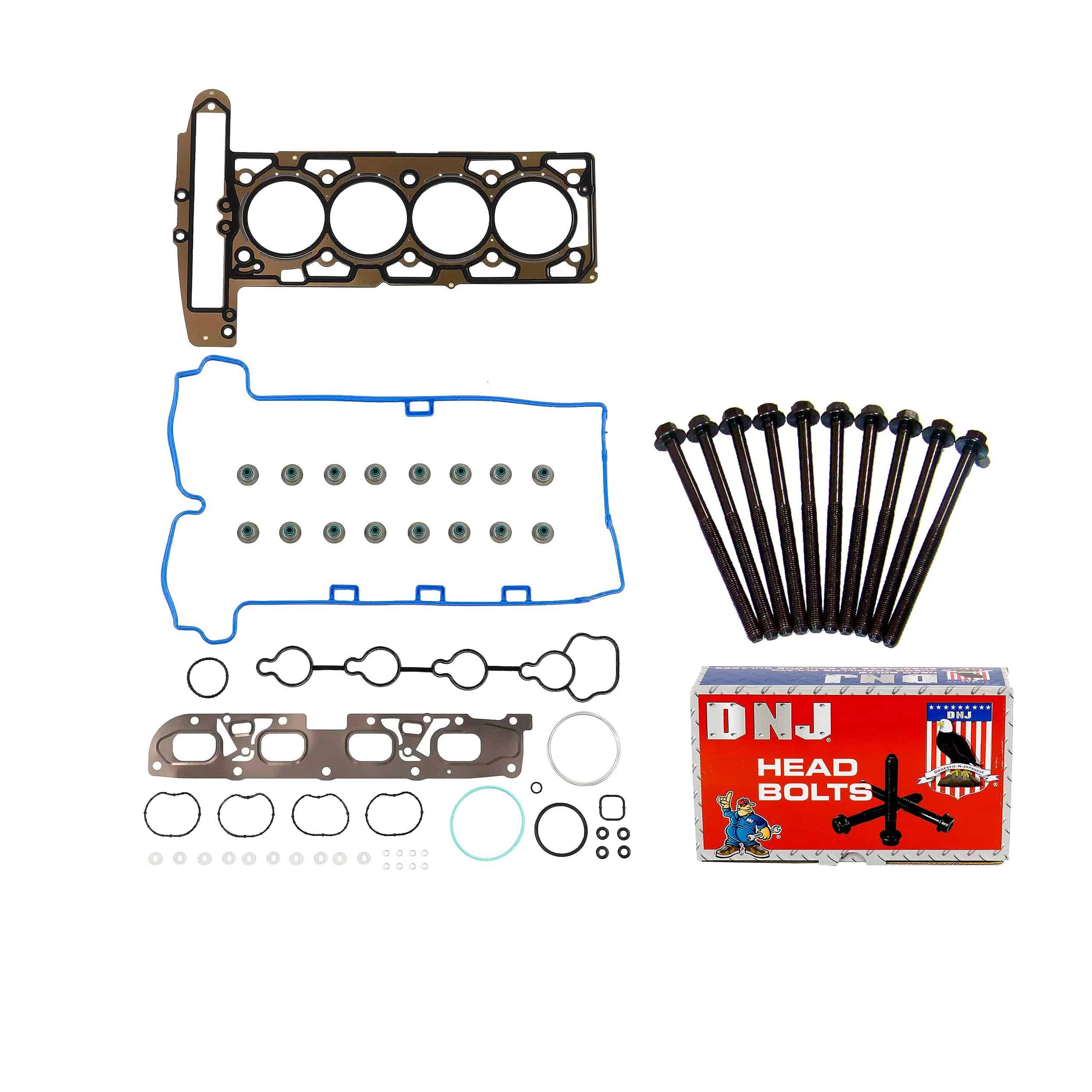 Juego de empaques de culata DNJ HGB4233 con kit de pernos