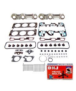 Juego de empaques de culata DNJ HGB31501 con kit de pernos