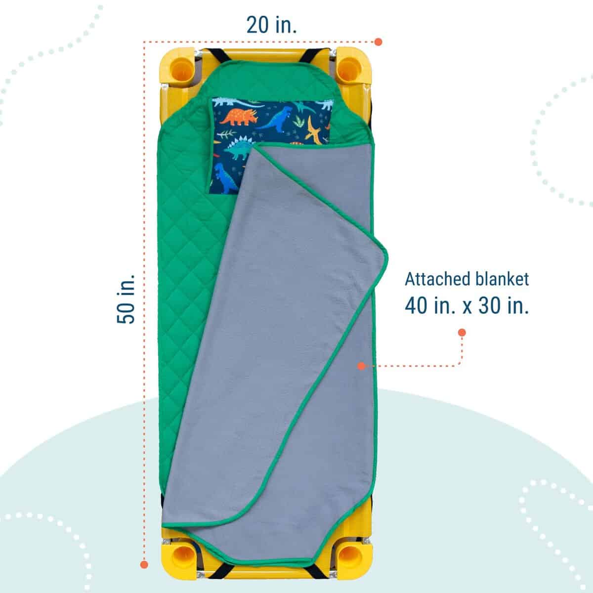 Colchoneta de Siesta Moderna para Niños de Wildkin con - Imagen 6