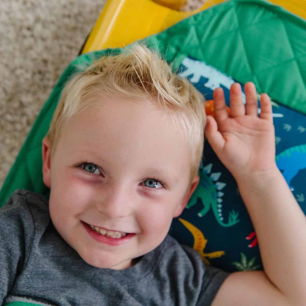 Colchoneta de Siesta Moderna para Niños de Wildkin con - Imagen 7