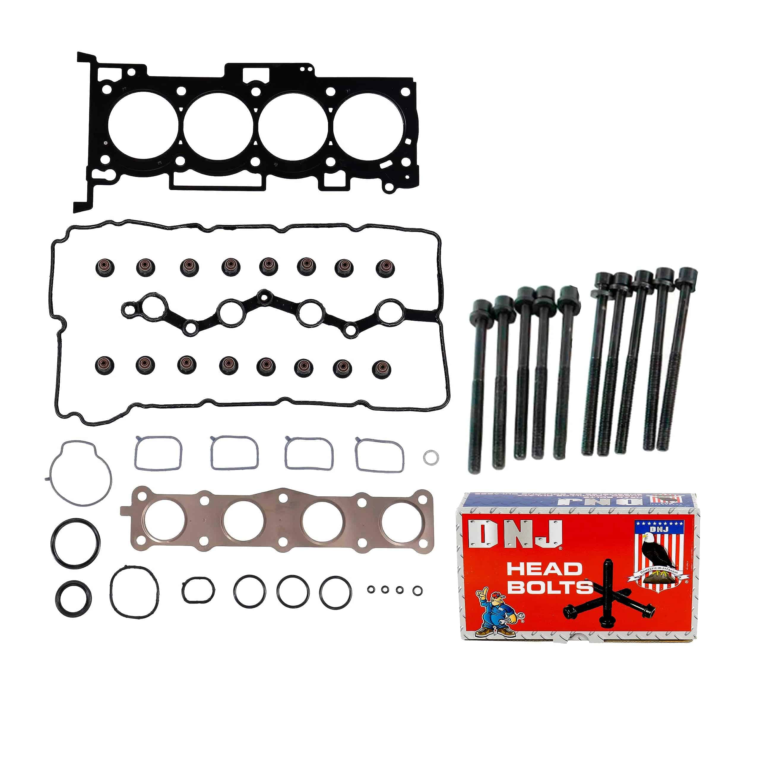 Juego de junta de culata DNJ HGB194 con kit de pernos de