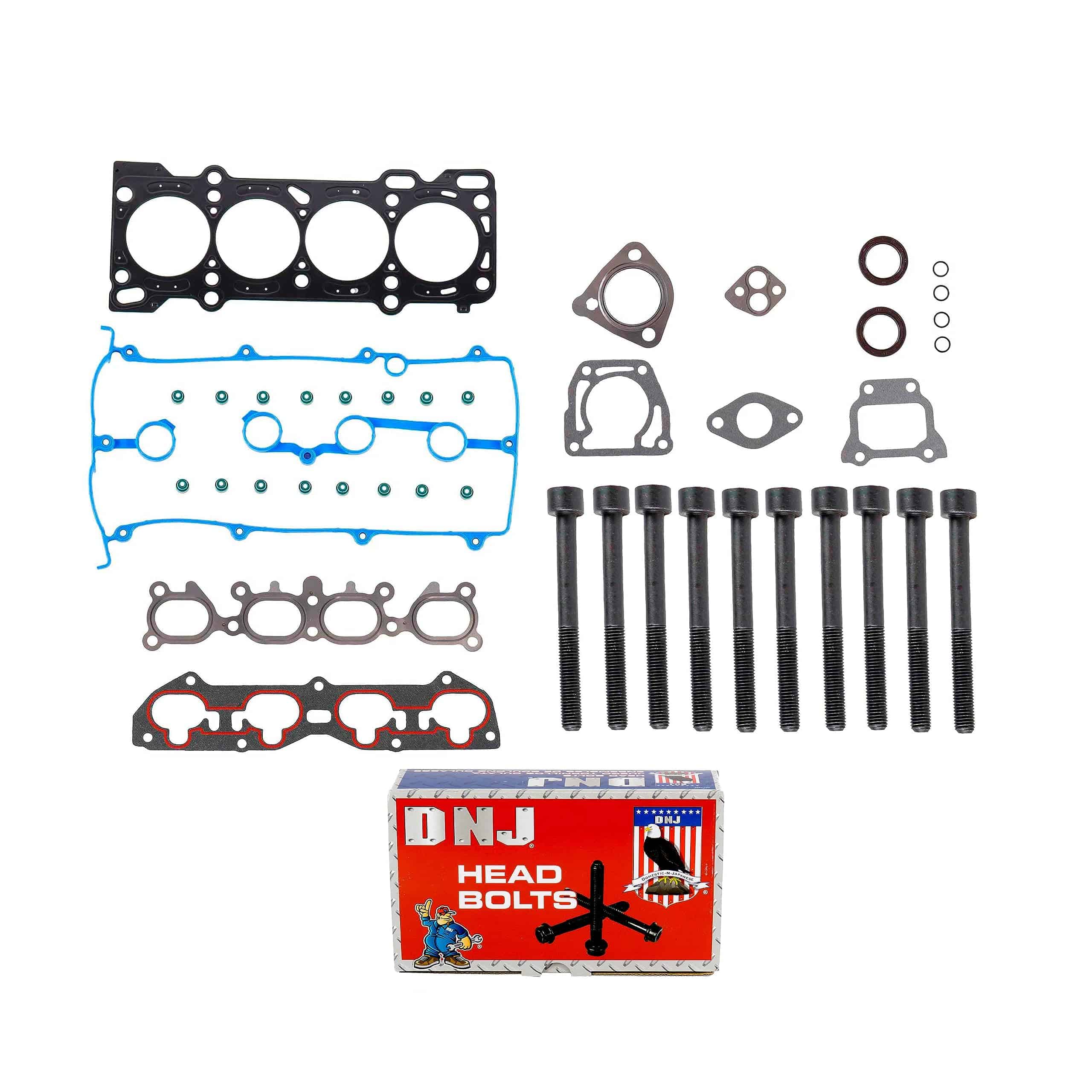 Juego de empaque de culata DNJ HGB456 con juego de pernos