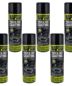 U-POL Raptor 1K Bed Liner Aerosol Negro, 14.3 Onzas
