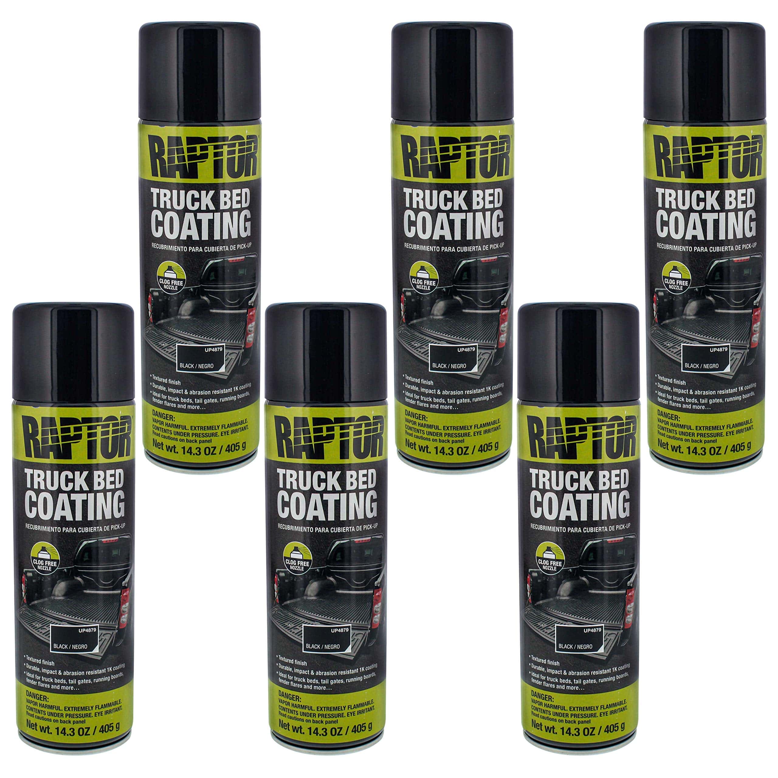 U-POL Raptor 1K Bed Liner Aerosol Negro, 14.3 Onzas