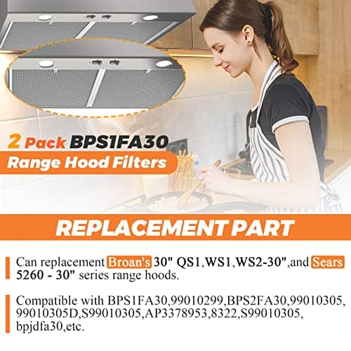 Filtro de Aluminio para Campana Extractora BPS1FA30 11-3/4" - Imagen 5