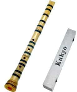 Flauta shakuhachi pentatónica japonesa Kukyo Zen con raíz