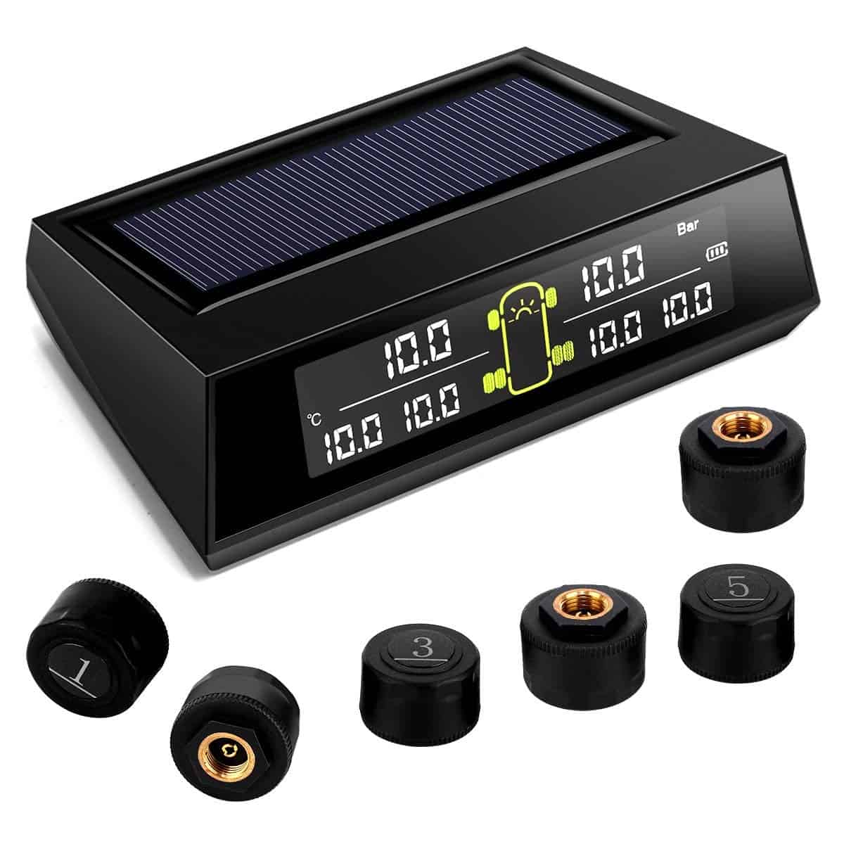 Sistema de Monitoreo de Presión de Neumáticos TPMS RV,