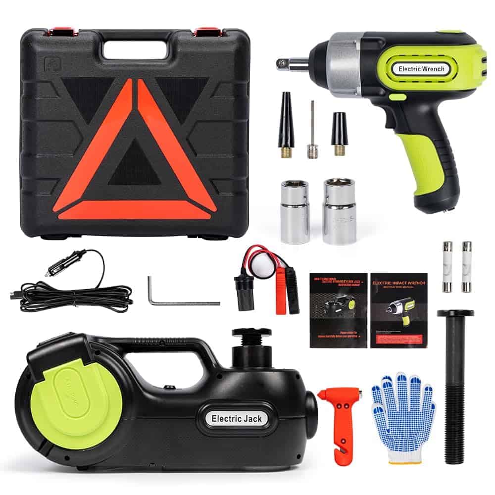 Kit de Gato Eléctrico Anbull 5 Toneladas, Gato Hidráulico