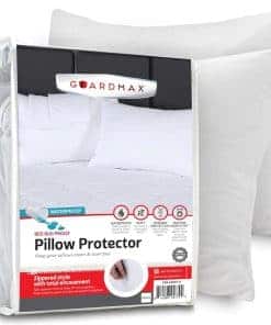 Protector de almohada premium Guardmax -Blanco