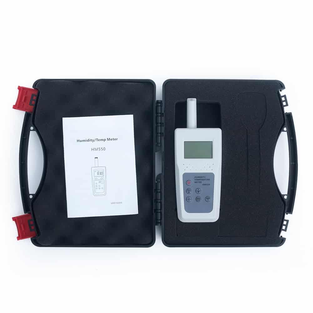 Medidor de Humedad y Temperatura Psicrómetro AMTAST - Imagen 8