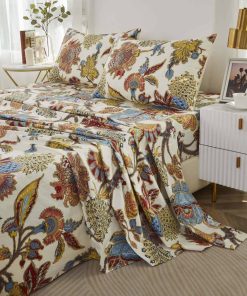 Juego de Sábanas Vintage Softta de 4 Piezas Tamaño Completo