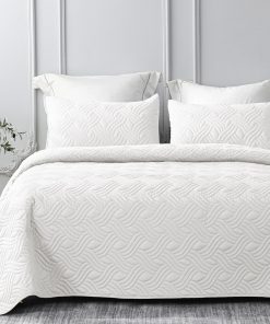 Juego de Edredón Queen Size Whale Flotilla, Edredón Blanco