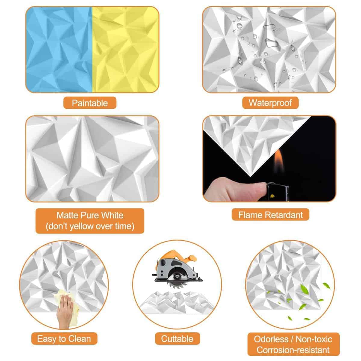 Paneles Difusores de Sonido Acústico TroyStudio, 19.7 X - Imagen 5