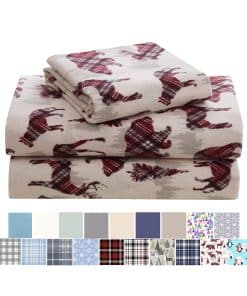 Juego de Sábanas de Franela de Algodón Turco Morgan Home -