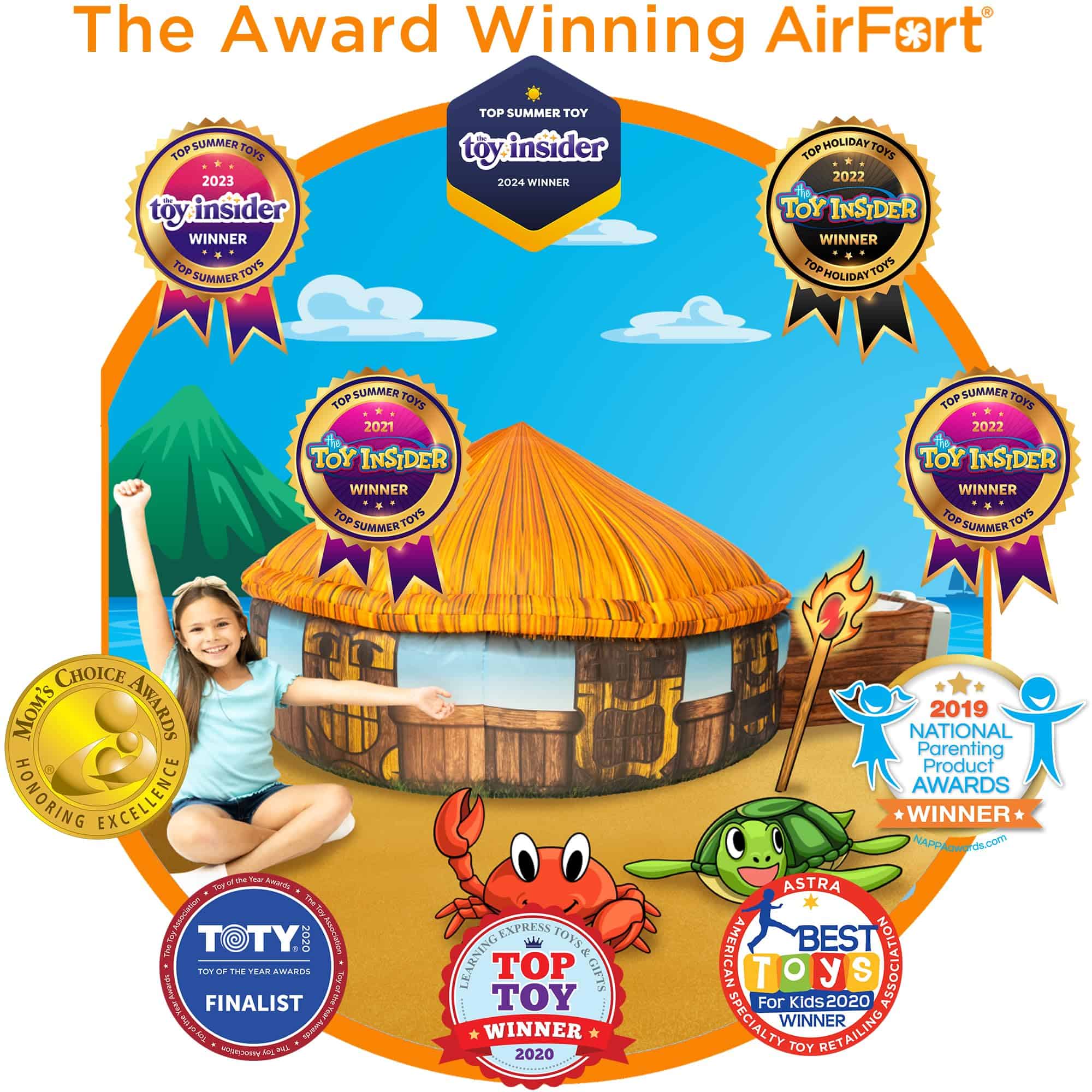 AirFort Original Patentado - Construye un -Tiki Hut - Imagen 4