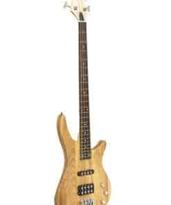 Bajo de 4 Cuerdas Stagg, Diestro, Natural, Tamaño Completo