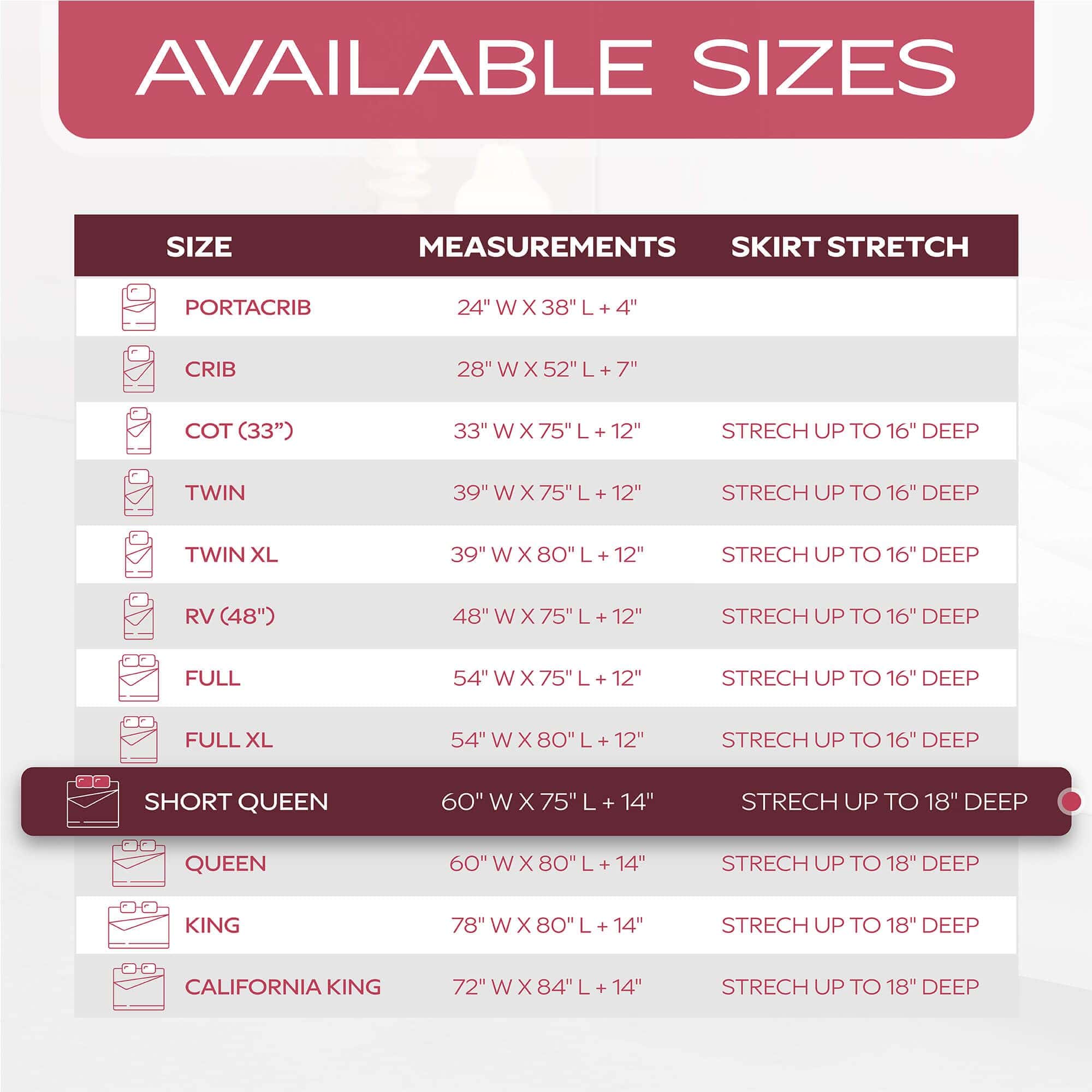 Protector de Colchón MAXI Short Queen - Funda de - Imagen 7