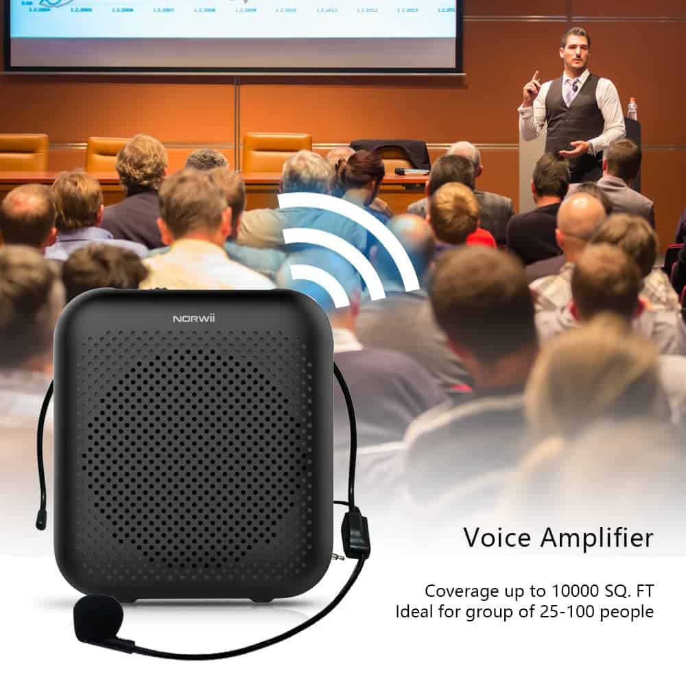 Amplificador de voz portátil recargable NORWII Mini con - Imagen 3