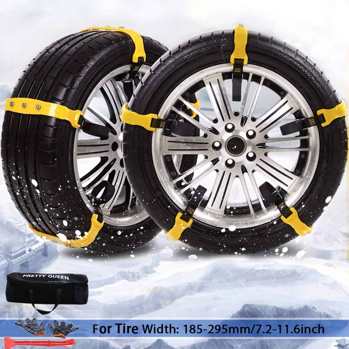 Cadenas de Nieve Actualizadas para Coches - 10 Pcs Correas - Imagen 8