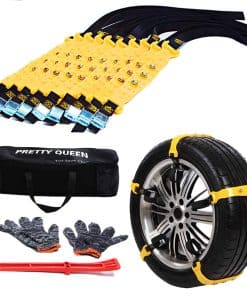 Cadenas de Nieve Actualizadas para Coches - 10 Pcs Correas