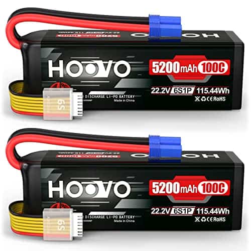Batería de Lipo HOOVO 6S 22.2V 100C 5200mAh con Conector