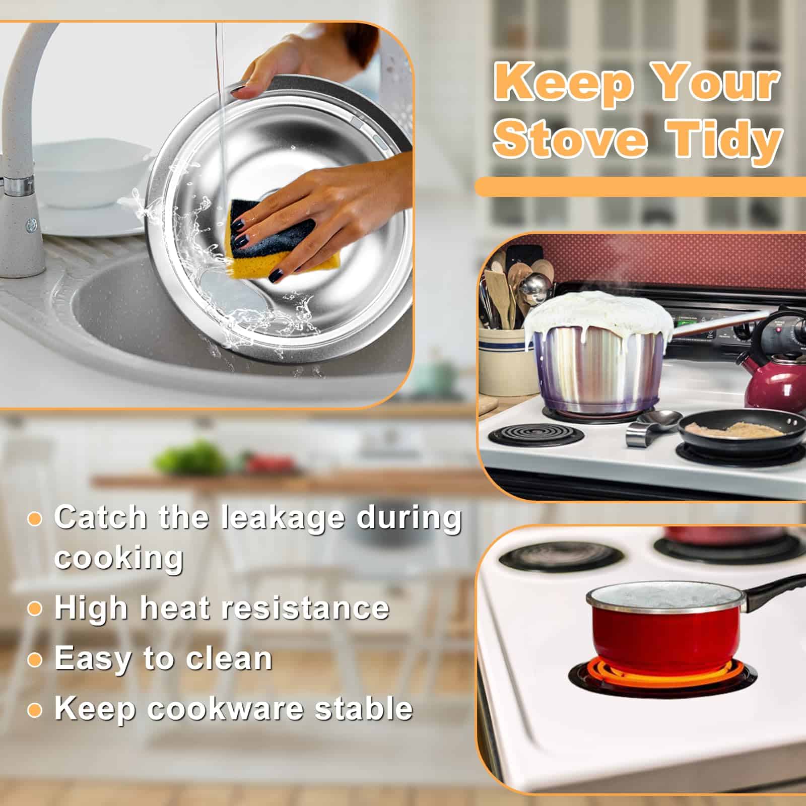 Cenipar W10196405 Juego de 3 piezas de bandejas de goteo de - Imagen 5