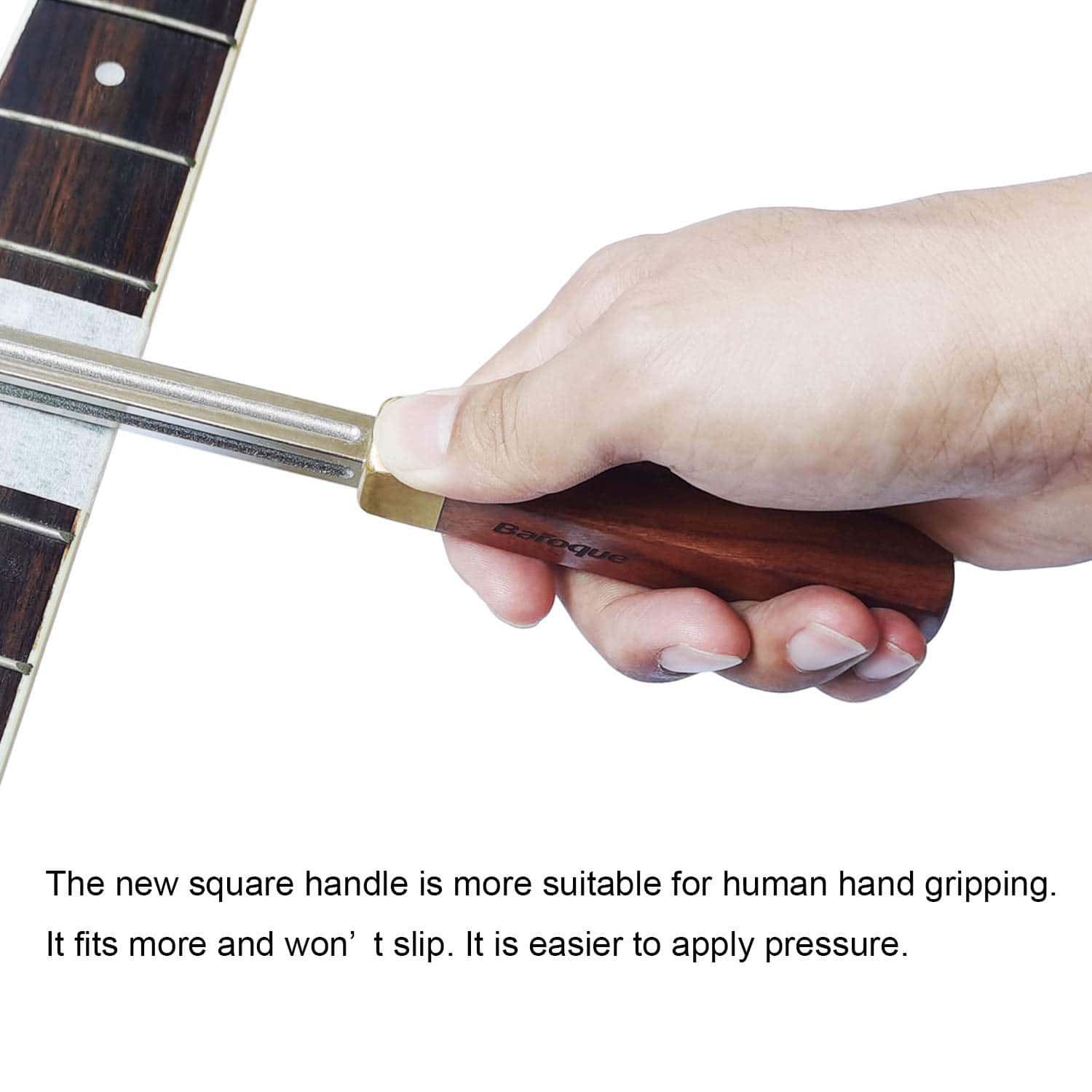 Lima de coronación y acabado de trastes de Guitarra Barroca - Imagen 7