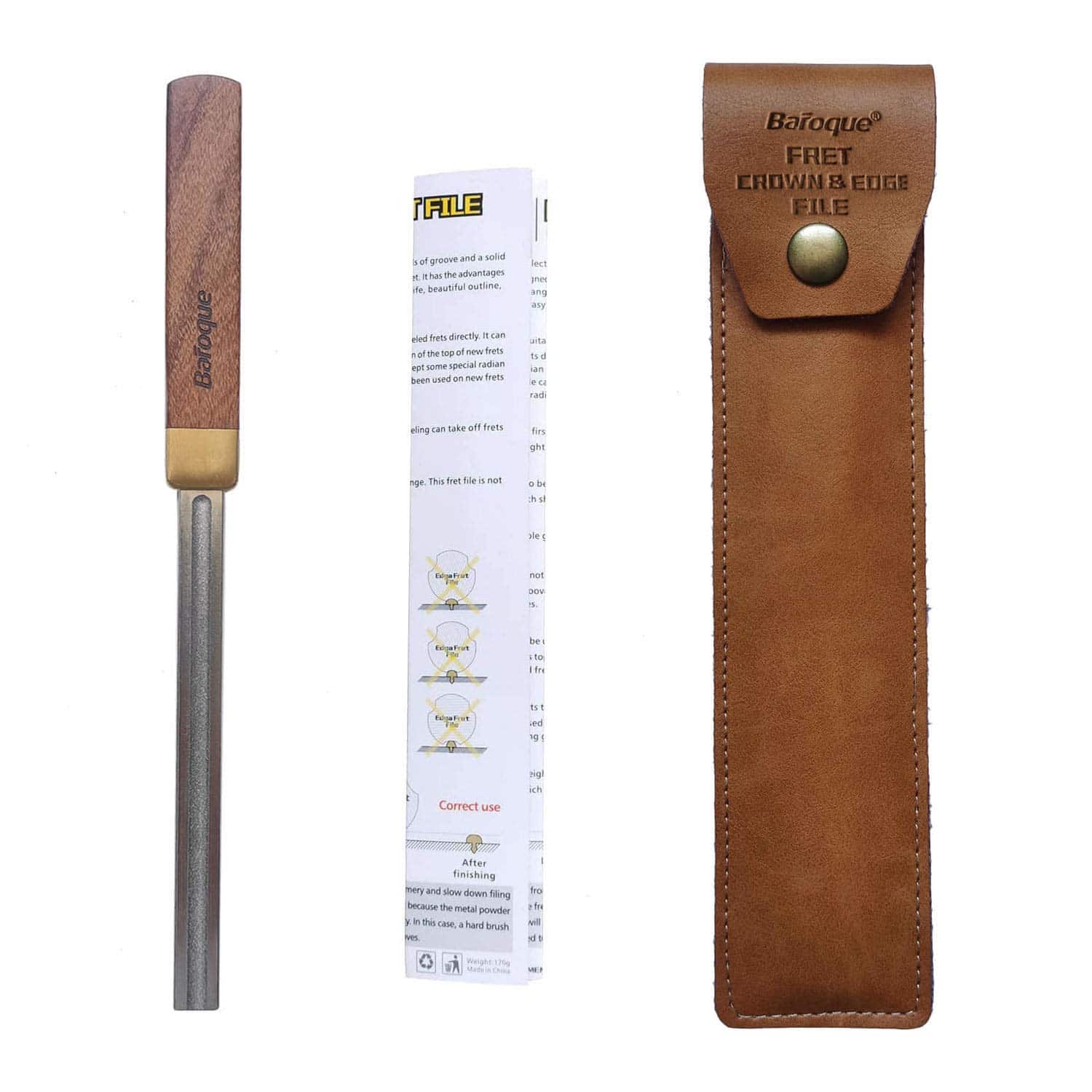 Lima de coronación y acabado de trastes de Guitarra Barroca - Imagen 9